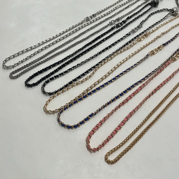 Unbranded adjustable chains: metal & faux leather + inserts available - Picture 6 of 13